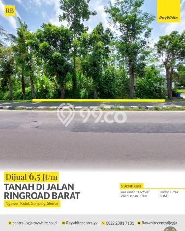 Kavling Tanah Dijual di Gamping Sleman Spesifikasi 1695m2 Kavling Tanah Dijual di Gamping Sleman Spesifikasi 1695m2