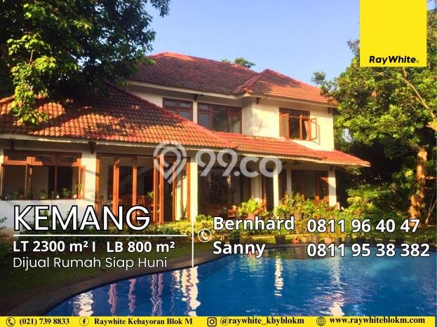 Ready to Use! Luxury House LT 2585m2 Desain Elegan di Kemang Ready to Use! Luxury House LT 2585m2 Desain Elegan di Kemang