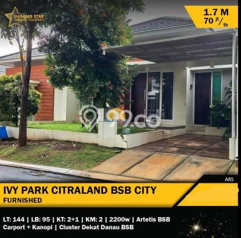 Disewakan Rumah Murah di BSB City Semarang dengan 2 KT Disewakan Rumah Murah di BSB City Semarang dengan 2 KT
