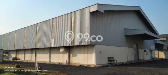 Unit Gudang Dijual di Bekasi LT 29000m2 & LB 17000m2 Unit Gudang Dijual di Bekasi LT 29000m2 & LB 17000m2