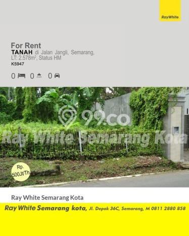 Disewakan Segera Tanah di Candisari Luas 2578m2 Area Potensial Disewakan Segera Tanah di Candisari Luas 2578m2 Area Potensial