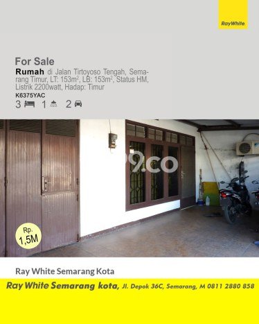 SEGERA MILIKI! Rumah di Semarang Timur, Semarang, LT 153m2m² LB 153m2m² SEGERA MILIKI! Rumah di Semarang Timur, Semarang, LT 153m2m² LB 153m2m²