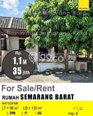 Rumah area Semarang Barat, Lingkungan Elite LT 96m2m² Rumah area Semarang Barat, Lingkungan Elite LT 96m2m²