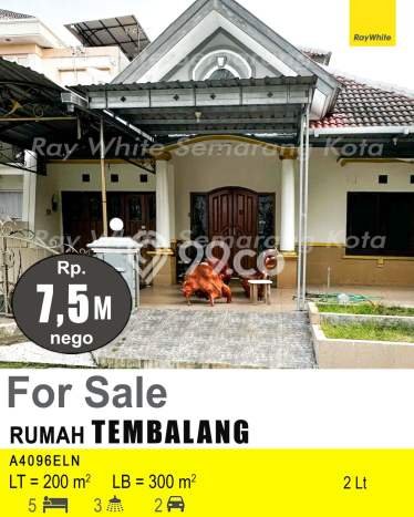 Rumah Asri di Banyumanik, Semarang, Luas 200m2m² Bangunan 300m2m² Rumah Asri di Banyumanik, Semarang, Luas 200m2m² Bangunan 300m2m²