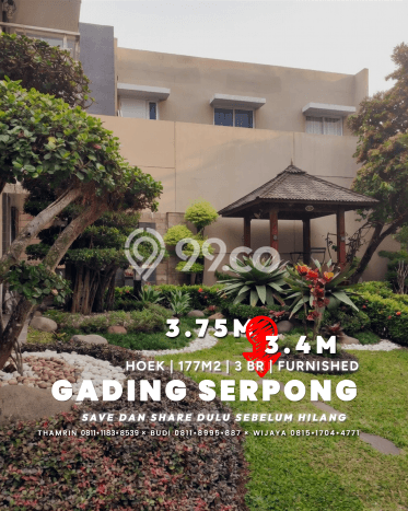 Hunian Elit LB 103m2 Siap Huni Desain Elegan di Gading Serpong, Tangerang Hunian Elit LB 103m2 Siap Huni Desain Elegan di Gading Serpong, Tangerang