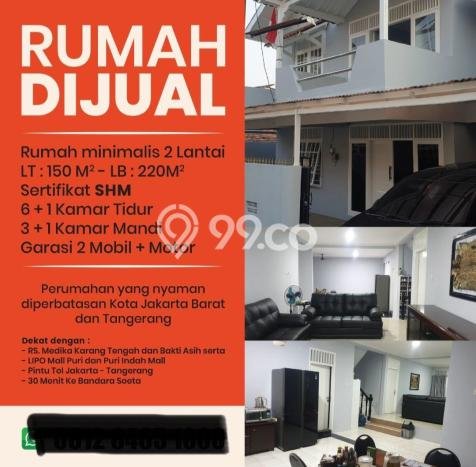 Hunian Cantik Modern Lb 220m2 di Tangerang, Tangerang Hunian Cantik Modern Lb 220m2 di Tangerang, Tangerang