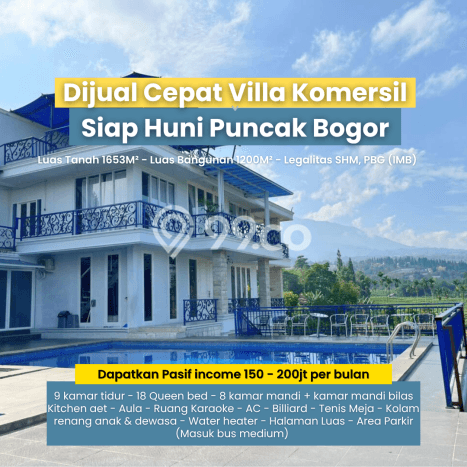 LOKASI STRATEGIS! Vila Kawasan Megamendung, Luas 1653m2m², Lingkungan Prima LOKASI STRATEGIS! Vila Kawasan Megamendung, Luas 1653m2m², Lingkungan Prima