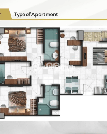 Siap Milik Apartemen Elit 4 KT & 2 KM di Medan Sunggal, Medan Siap Milik Apartemen Elit 4 KT & 2 KM di Medan Sunggal, Medan