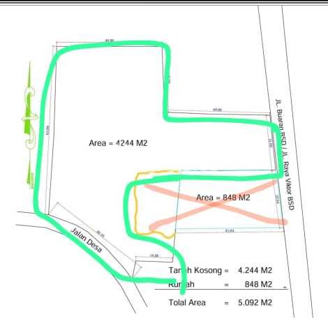 Lahan untuk Disewa di Tangerang Luas 3800m2 Lahan untuk Disewa di Tangerang Luas 3800m2