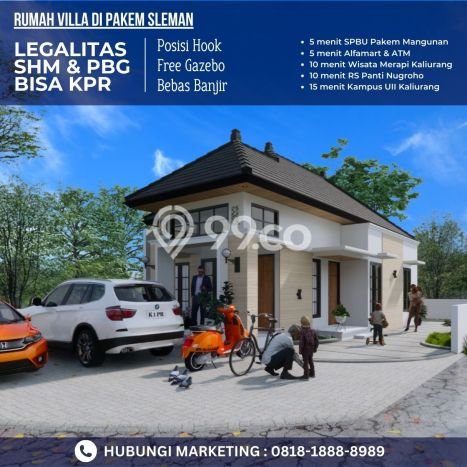 Rumah Modern 3 KT LT 208m2 di Kaliurang Rumah Modern 3 KT LT 208m2 di Kaliurang