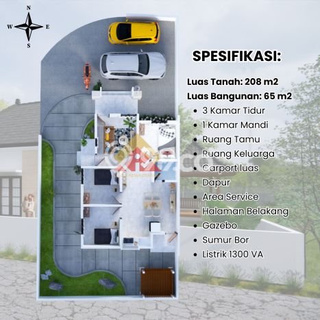 Jual Rumah Eksklusif 3 KT di Kaliurang, Yogyakarta Jual Rumah Eksklusif 3 KT di Kaliurang, Yogyakarta