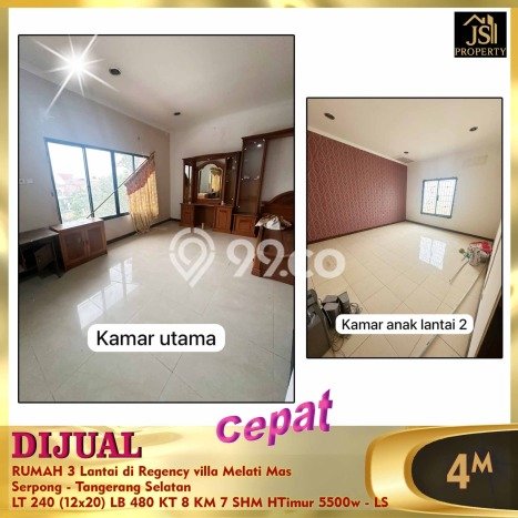 Rumah Elit Modern Siap Huni di Serpong Regency Melati Mas Tangerang Selatan Rumah Elit Modern Siap Huni di Serpong Regency Melati Mas Tangerang Selatan