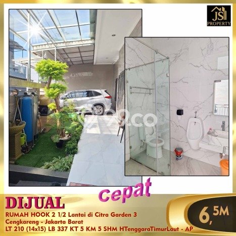 Rumah Mewah LB 337m2 Siap Huni Desain Elegan di Pegadungan, Jakarta Barat Rumah Mewah LB 337m2 Siap Huni Desain Elegan di Pegadungan, Jakarta Barat