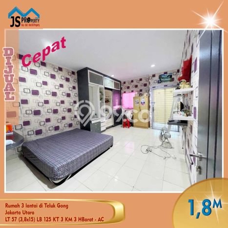 Rumah Minimalis 3 KT LT 57m2 di Teluk Gong Rumah Minimalis 3 KT LT 57m2 di Teluk Gong