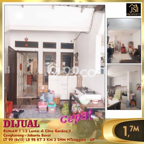 Dijual Rumah 2 Kamar Lokasi Ideal Nyaman dan Strategis di Cengkareng Dijual Rumah 2 Kamar Lokasi Ideal Nyaman dan Strategis di Cengkareng