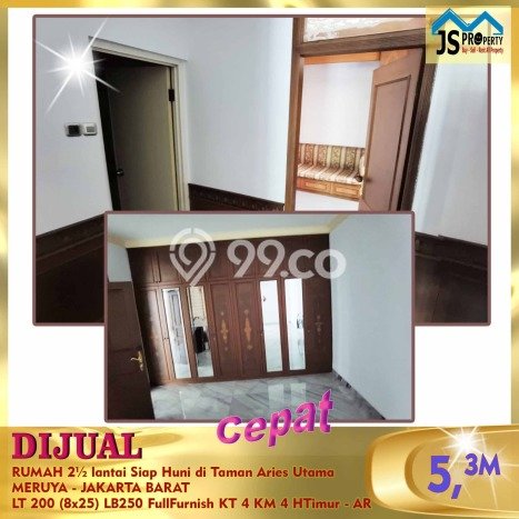 Hunian Mewah Siap Huni LT 200m2 di Kebon Jeruk, Jakarta Barat Hunian Mewah Siap Huni LT 200m2 di Kebon Jeruk, Jakarta Barat