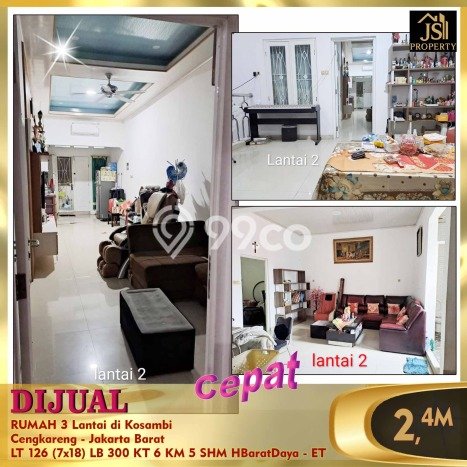 Rumah Minimalis 5 Kamar LT 126m2 di Duri Kosambi Rumah Minimalis 5 Kamar LT 126m2 di Duri Kosambi