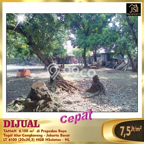 Tanah Dijual Lokasi Cengkareng Jakarta Barat - Tanah Dijual Lokasi Cengkareng Jakarta Barat -