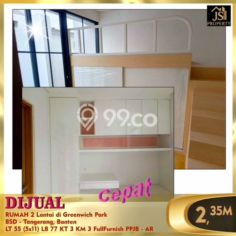 Dijual Cepat Rumah Bagus Siap Huni LB 77m2 di BSD, Tangerang Selatan Dijual Cepat Rumah Bagus Siap Huni LB 77m2 di BSD, Tangerang Selatan