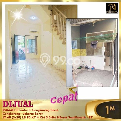 Hunian Cantik Minimalis Lb 90m2 di Cengkareng, Jakarta Barat Hunian Cantik Minimalis Lb 90m2 di Cengkareng, Jakarta Barat