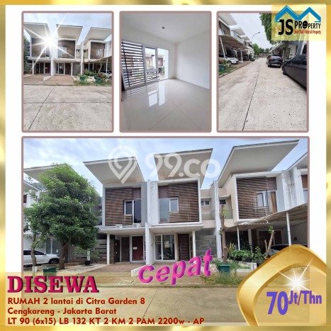 Lokasi strategis! Rumah siap pakai disewakan di Cengkareng LB 132m2 Lokasi strategis! Rumah siap pakai disewakan di Cengkareng LB 132m2
