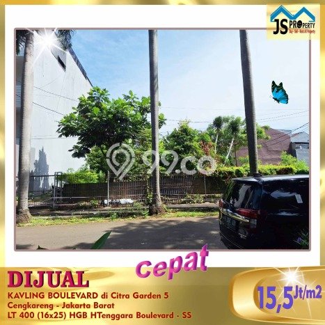 Untuk Dijual Tanah di Jakarta Barat, Luas 400m2 - Untuk Dijual Tanah di Jakarta Barat, Luas 400m2 -