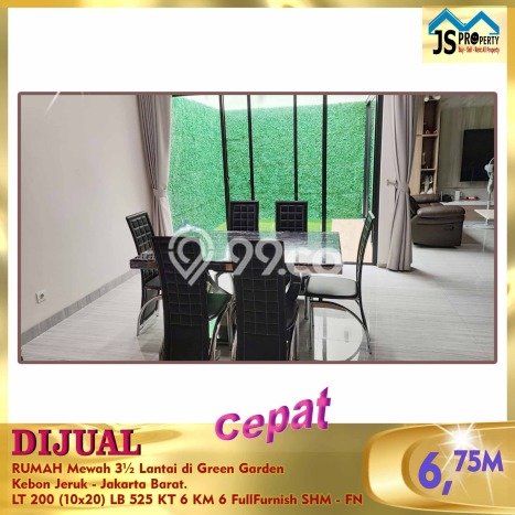 For Sale! Premium House LT 200m2 Desain Modern di Green garden For Sale! Premium House LT 200m2 Desain Modern di Green garden