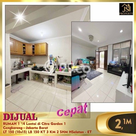 Jual Rumah Eksklusif 3 KT di Kalideres, Jakarta Barat Jual Rumah Eksklusif 3 KT di Kalideres, Jakarta Barat