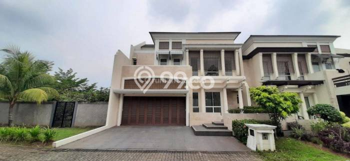 For Sale! Luxury House LT 300m2 Desain Elegan di BSD Green Wich For Sale! Luxury House LT 300m2 Desain Elegan di BSD Green Wich