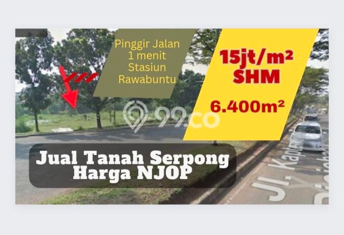 Lahan Investasi Lokasi Serpong Tangerang Selatan SHM Lahan Investasi Lokasi Serpong Tangerang Selatan SHM