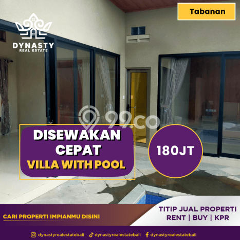 Vila Siap Huni di , Luas 0m2m², For Rent Vila Siap Huni di , Luas 0m2m², For Rent