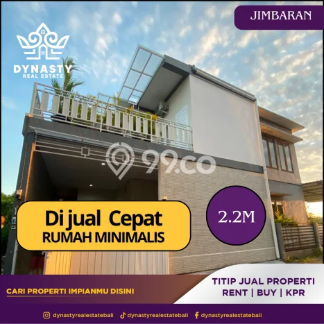 Rumah Modern 3 Kamar LT 150m2 di Jimbaran Rumah Modern 3 Kamar LT 150m2 di Jimbaran