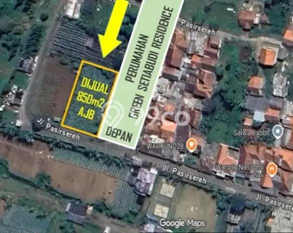 Tanah Dijual Lokasi Parongpong, Bandung Barat Luas 850m2 Legalitas Aman Tanah Dijual Lokasi Parongpong, Bandung Barat Luas 850m2 Legalitas Aman