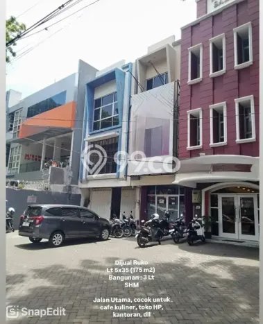 Ruko Disewa di Blimbing, Malang, LT 177m2 / LB 428m2 Ruko Disewa di Blimbing, Malang, LT 177m2 / LB 428m2