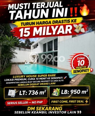 Hunian Elit LB 950m2 Siap Huni Desain Elegan di Bangka, Jakarta Selatan Hunian Elit LB 950m2 Siap Huni Desain Elegan di Bangka, Jakarta Selatan