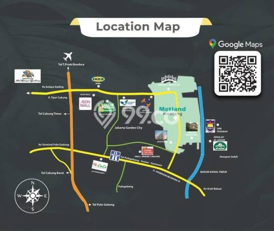 Hunian Nyaman Asri 2 KT Siap Huni di Metland Menteng Jakarta Timur Hunian Nyaman Asri 2 KT Siap Huni di Metland Menteng Jakarta Timur