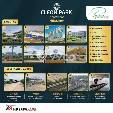 Unit Apartemen Dijual di Cakung, Jakarta Timur, dengan 1 Bedroom, 1 Bathroom Unit Apartemen Dijual di Cakung, Jakarta Timur, dengan 1 Bedroom, 1 Bathroom