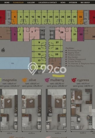 Unit Apartemen Dijual di Cidadap, Bandung, dengan 1 Bedroom, 1 Bathroom Unit Apartemen Dijual di Cidadap, Bandung, dengan 1 Bedroom, 1 Bathroom