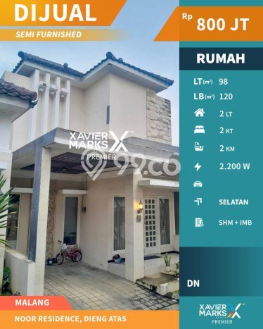 Dijual Hunian Rumah Terawat 2 KT di Dieng Tidar, Malang Dijual Hunian Rumah Terawat 2 KT di Dieng Tidar, Malang
