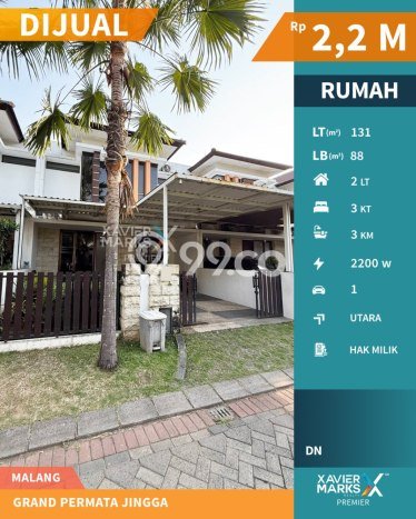 Dijual Hunian Rumah Terawat 3 KT di Sawojajar, Malang Dijual Hunian Rumah Terawat 3 KT di Sawojajar, Malang