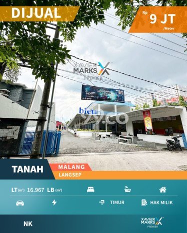 Dijual Tanah Lokasi Malang Kota, Malang Seluas 16967m2 Dijual Tanah Lokasi Malang Kota, Malang Seluas 16967m2