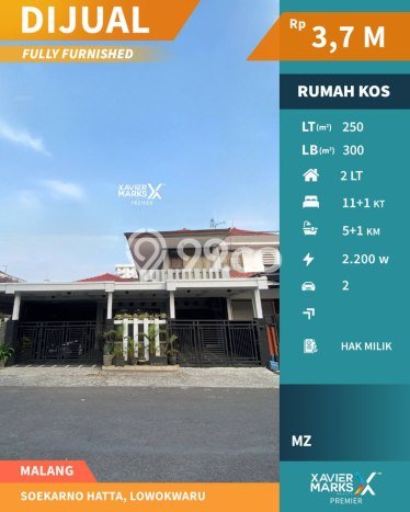 Rumah Kost untuk Dijual di Soekarno Hatta Punya 11 Kamar Rumah Kost untuk Dijual di Soekarno Hatta Punya 11 Kamar