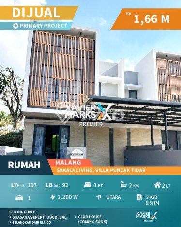 For Sale Hunian Rumah Terawat 3 KT di Villa Puncak Tidar, Malang For Sale Hunian Rumah Terawat 3 KT di Villa Puncak Tidar, Malang