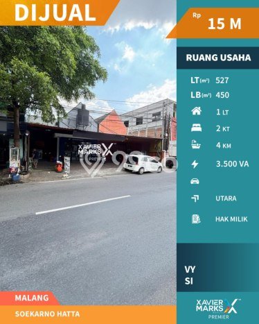 Tanah Dijual di Malang Seluas 527m2 Strategis Tanah Dijual di Malang Seluas 527m2 Strategis