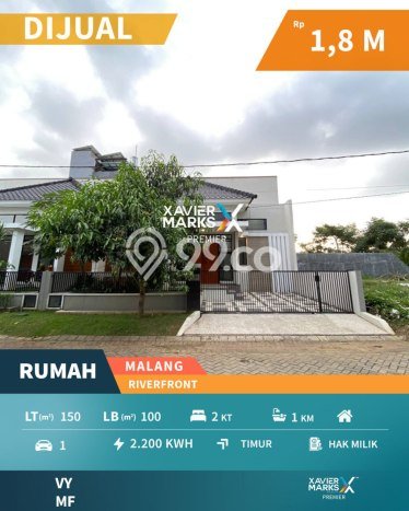 Dijual Hunian Rumah Terawat 2 KT di Sawojajar, Malang Dijual Hunian Rumah Terawat 2 KT di Sawojajar, Malang