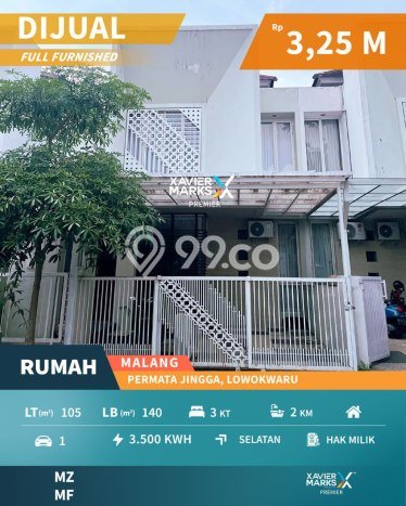 For Sale! Premium House LT 105m2 Desain Elegan di Soekarno Hatta For Sale! Premium House LT 105m2 Desain Elegan di Soekarno Hatta