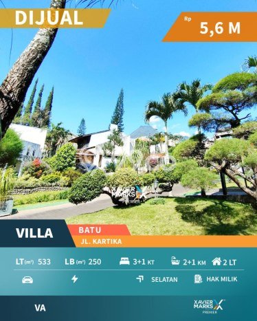 Vila Premium di , Luas 533m2m², Akses Malang, Malang Vila Premium di , Luas 533m2m², Akses Malang, Malang