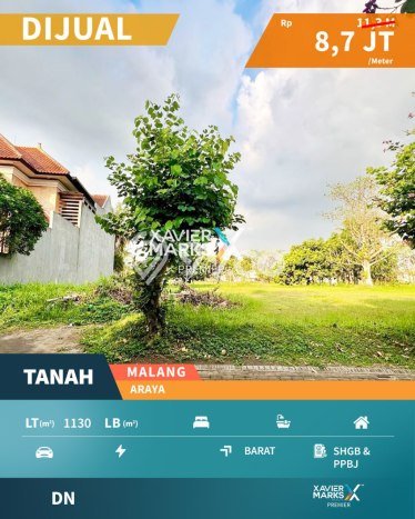 Tanah Kavling Dijual di Malang dengan Spesifikasi 1130m2 Tanah Kavling Dijual di Malang dengan Spesifikasi 1130m2
