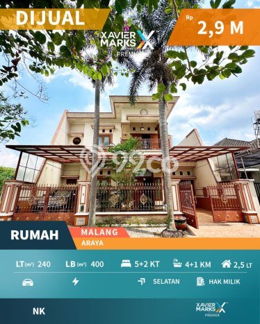 Rumah Luxury Modern Siap Huni di Araya Malang Rumah Luxury Modern Siap Huni di Araya Malang