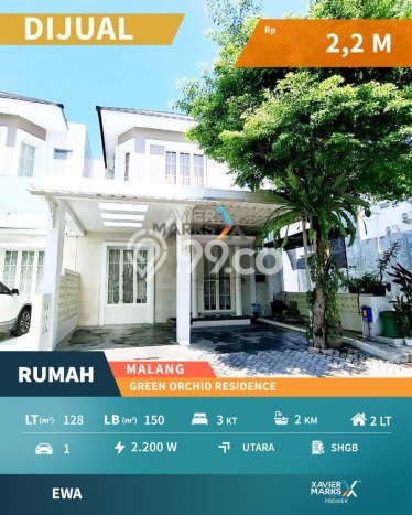 Dijual Hunian Rumah Terawat 3 Kamar di Soekarno Hatta, Malang Dijual Hunian Rumah Terawat 3 Kamar di Soekarno Hatta, Malang